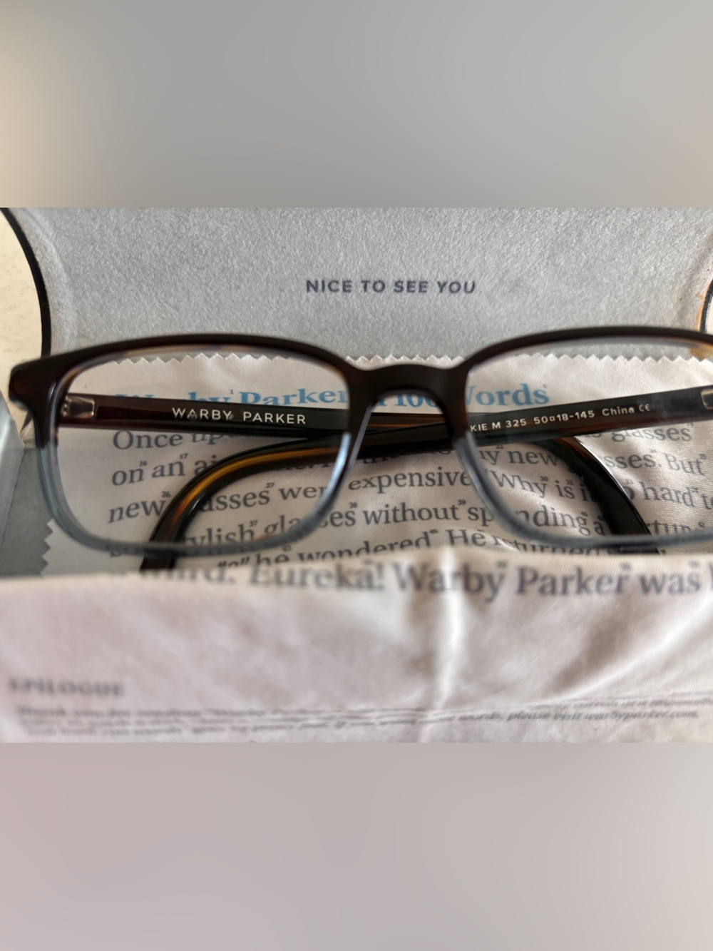 Warby Parker Willie in Eastern Bluebird Fade